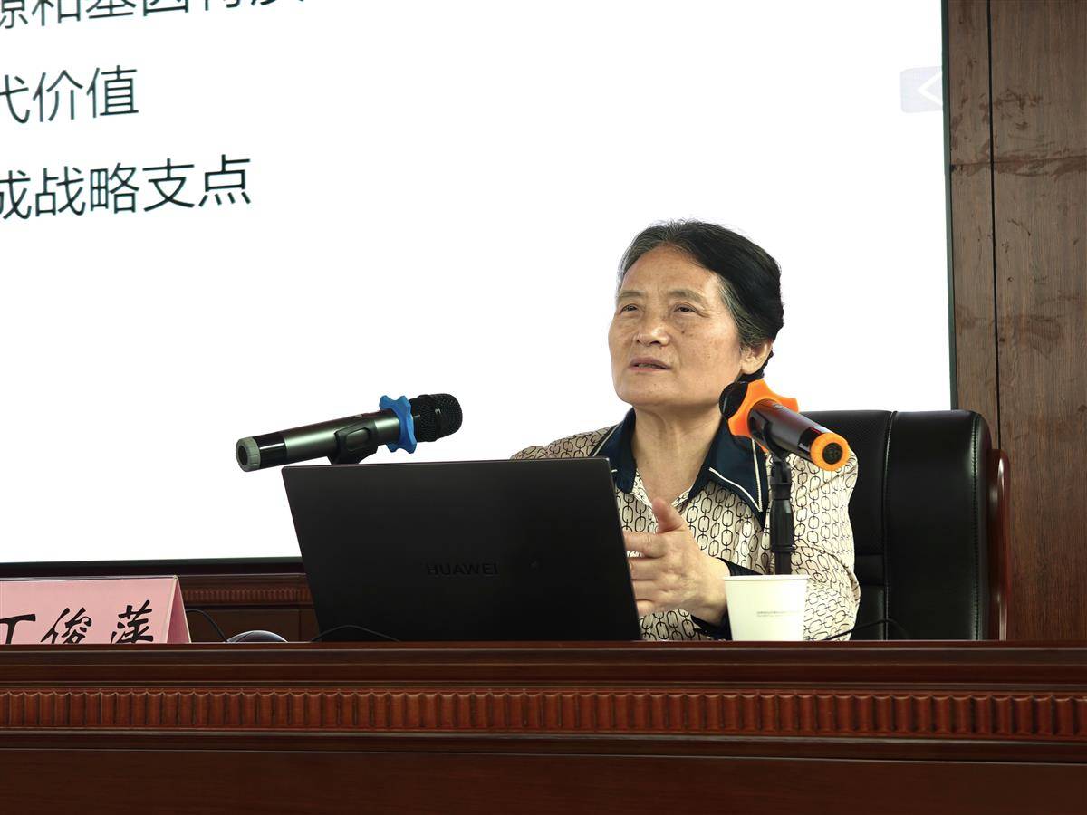 武漢大學(xué)馬克思主義學(xué)院教授丁俊萍（湖北日?qǐng)?bào)全媒記者曹雯/攝）